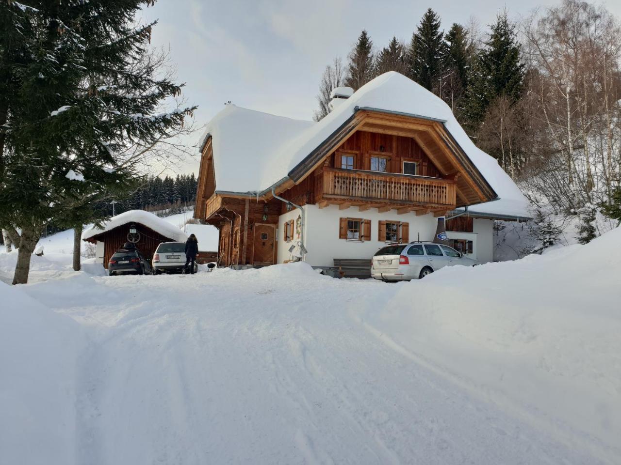 Waldheimathuette Villa Sankt Kathrein am Hauenstein Kültér fotó