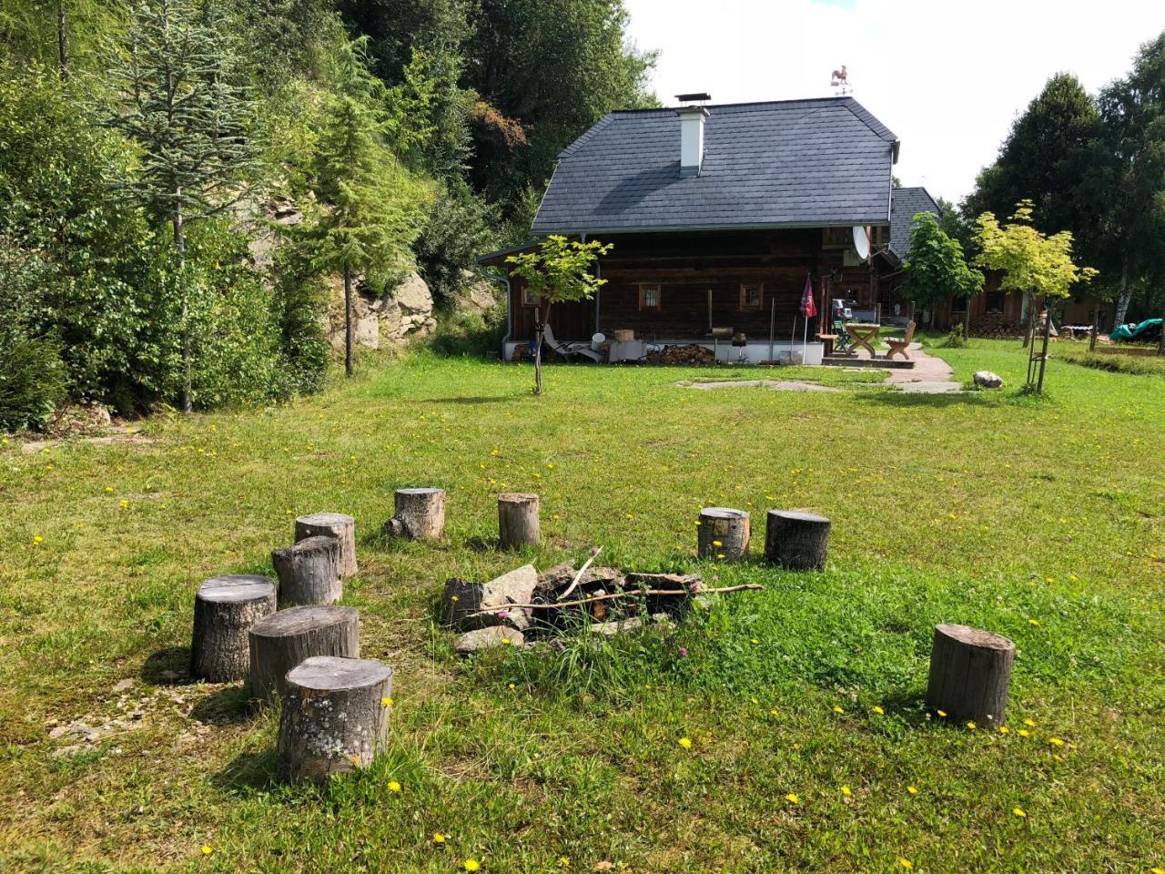 Waldheimathuette Villa Sankt Kathrein am Hauenstein Kültér fotó