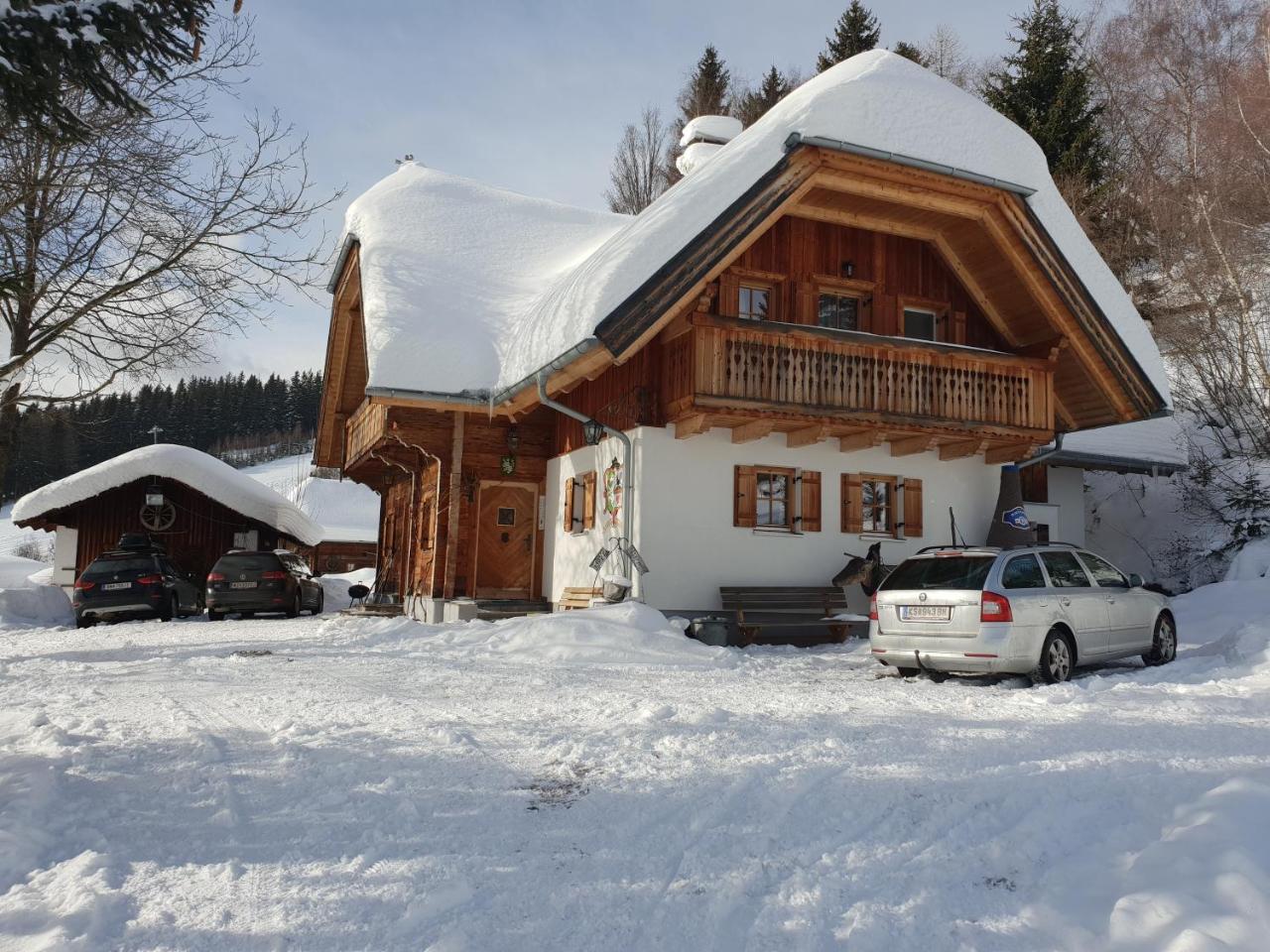 Waldheimathuette Villa Sankt Kathrein am Hauenstein Kültér fotó