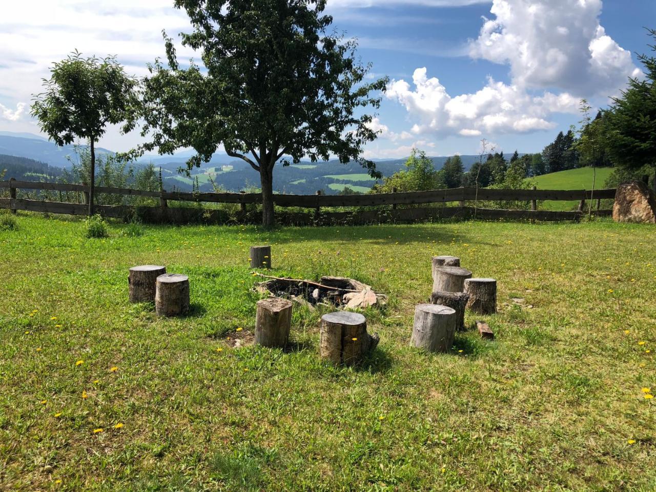 Waldheimathuette Villa Sankt Kathrein am Hauenstein Kültér fotó